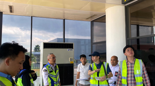 Pekerjaan JI CCTV di Hang Nadim Batam